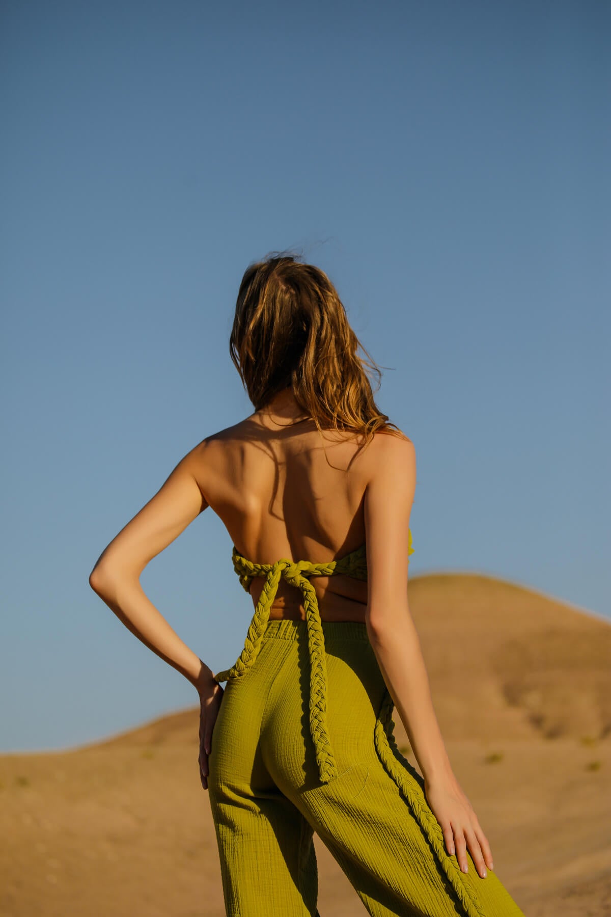 Helen Yeşil Büstiyer Takım