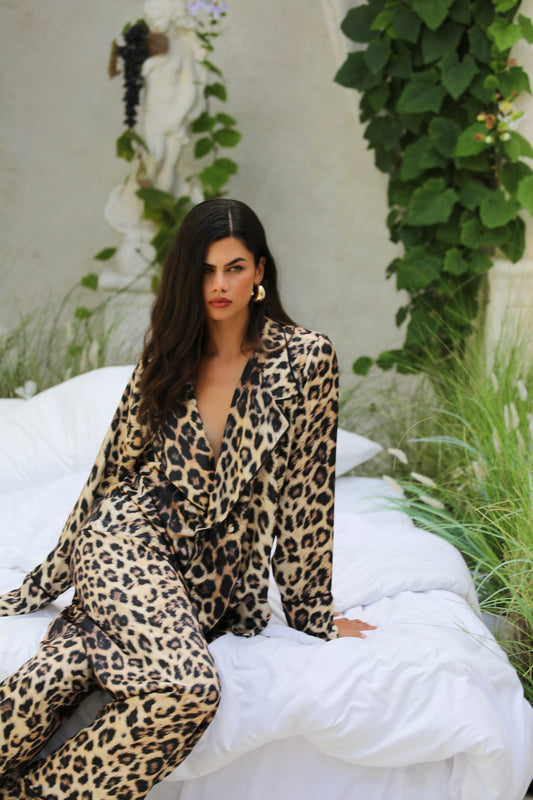 Leopard Pantolon Takım
