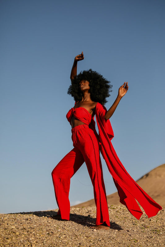 Helen Kırmızı Kimono