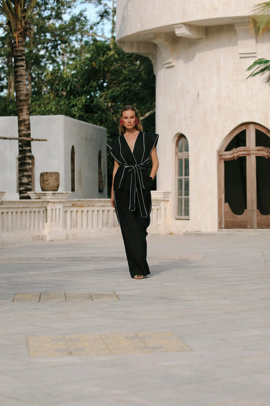 Aulia Noir Pantolon Takım