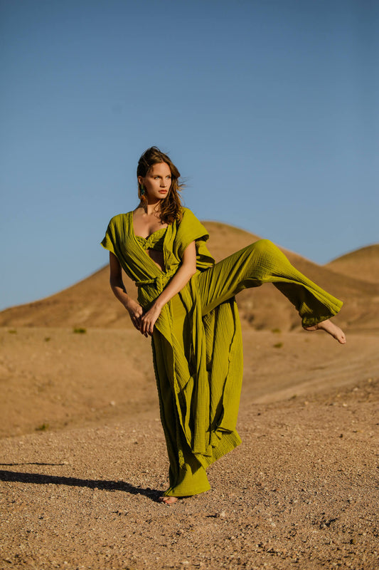 Helen Yeşil Kimono