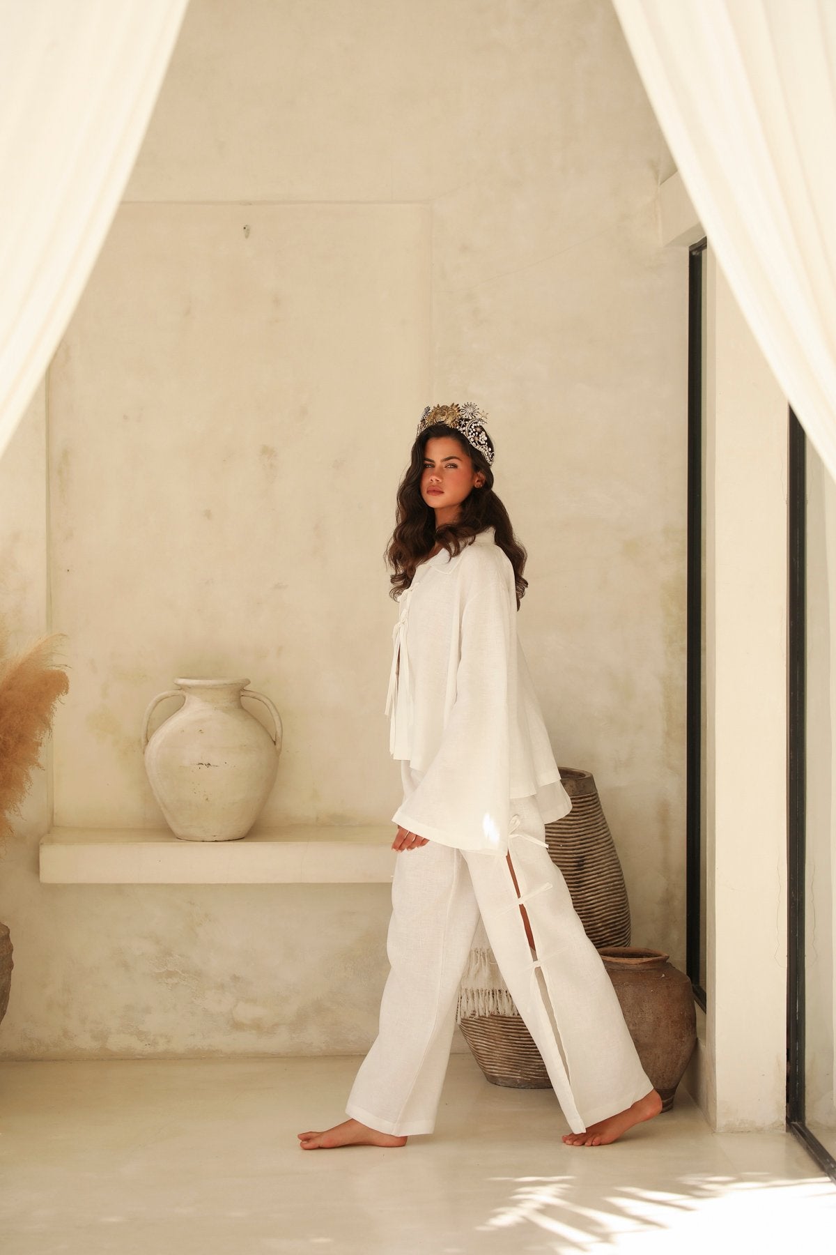 Ruban Blanc Pantolon