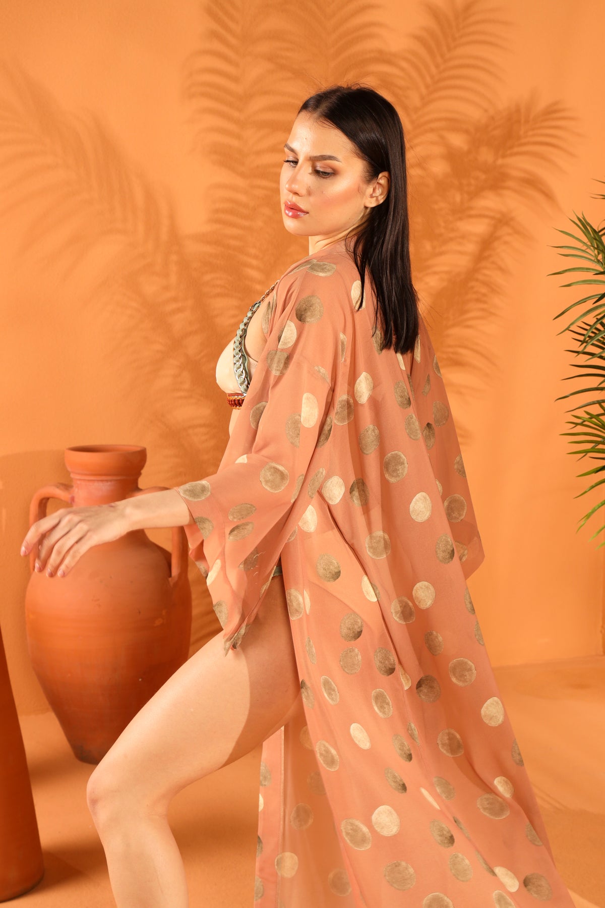Sunset Uzun Kimono