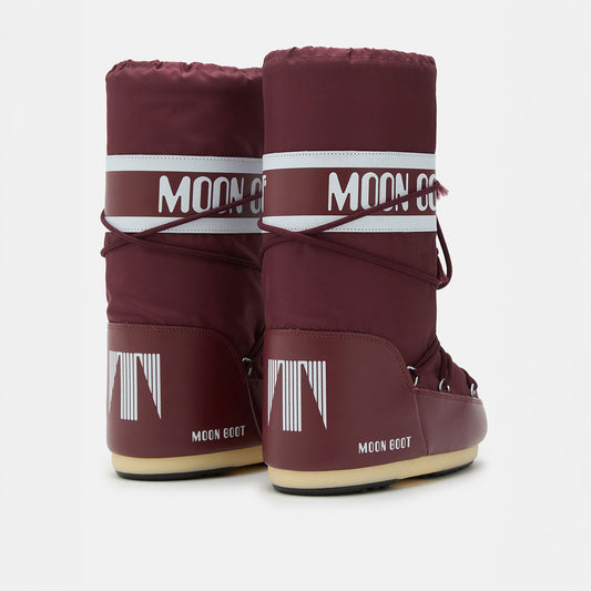 ICON BURGUNDY NYLON BOOTS