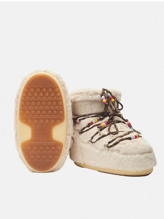 ICON CREAM LOW FAUX FUR BEADS