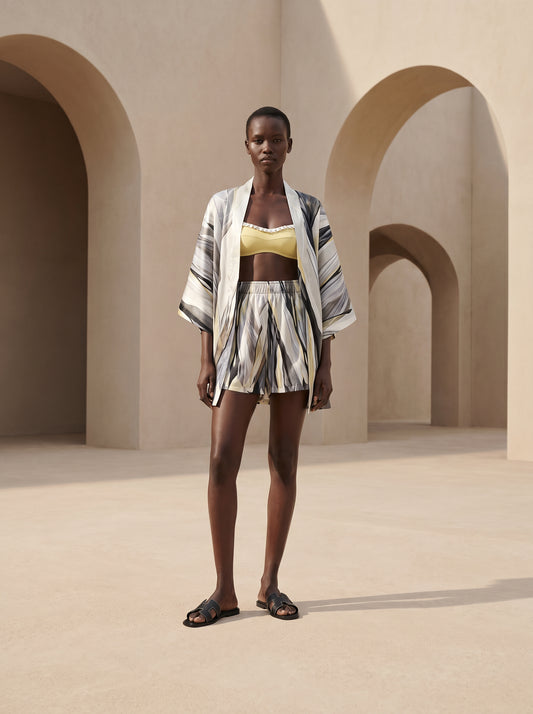 RHODES KISA KIMONO&ŞORT TAKIM