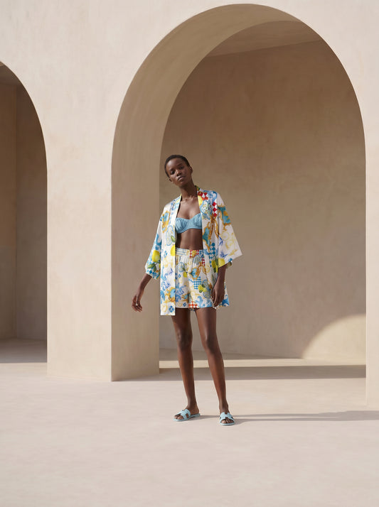 CAPRI KISA Kimono&ŞORT TAKIM