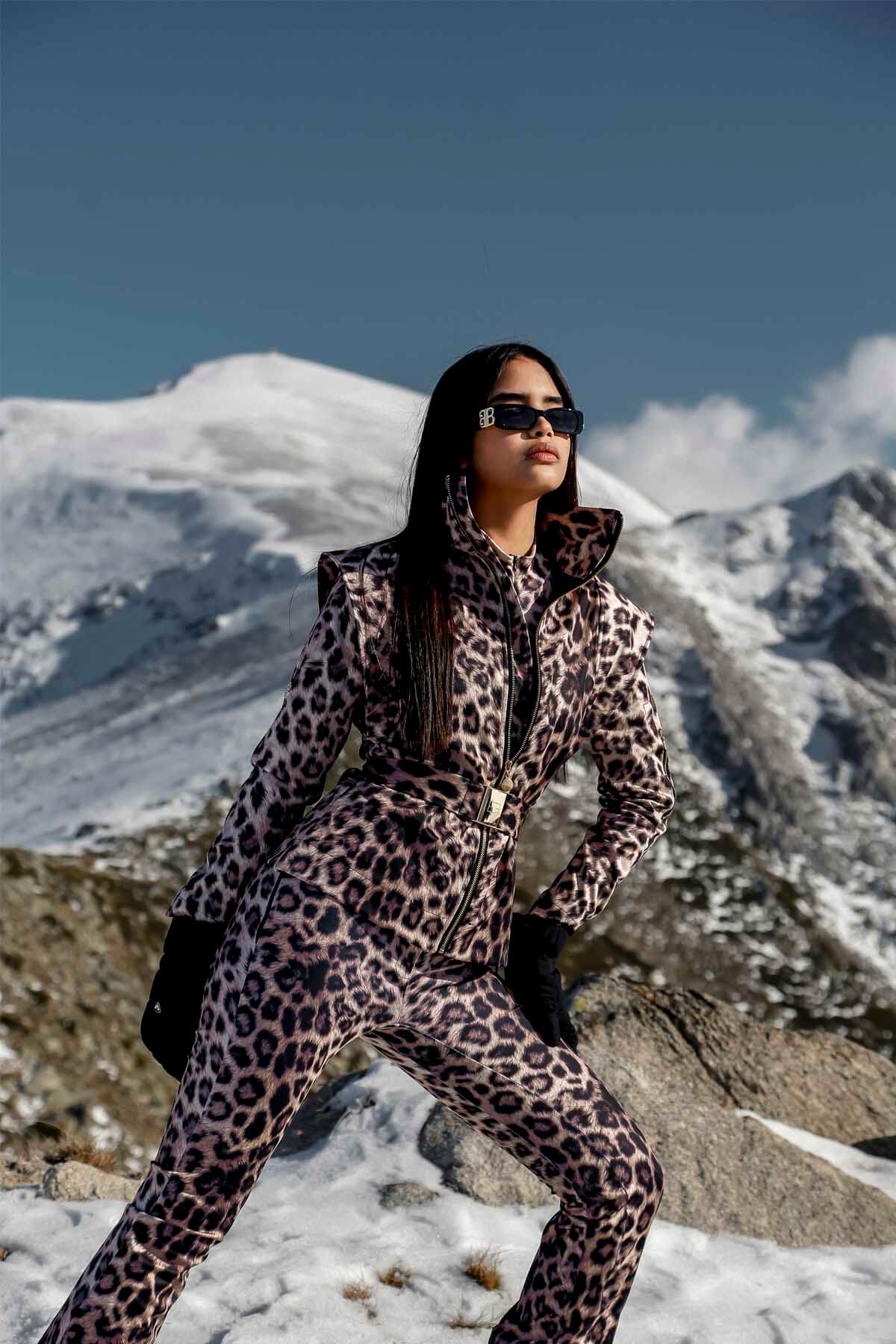 Leopardess Kayak Mont & Pantolon Takım