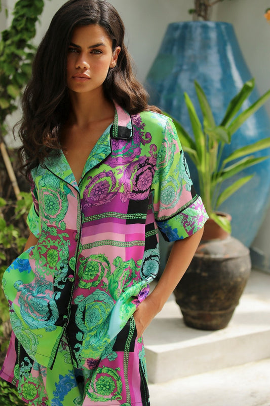 Anais Kısa Kollu Gömlek Üst