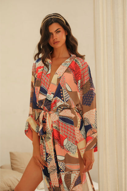 Minuit Uzun Kimono Sabahlık