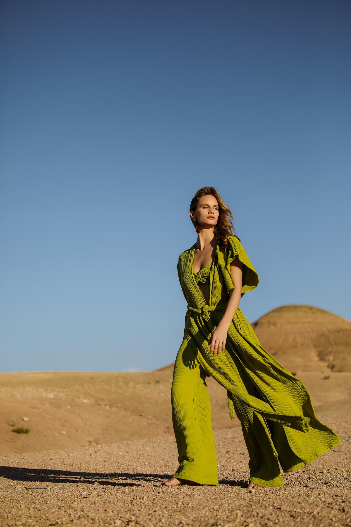Helen Yeşil Kimono
