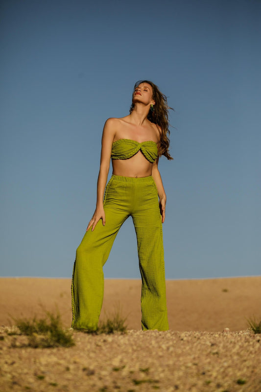 Helen Yeşil Pantolon