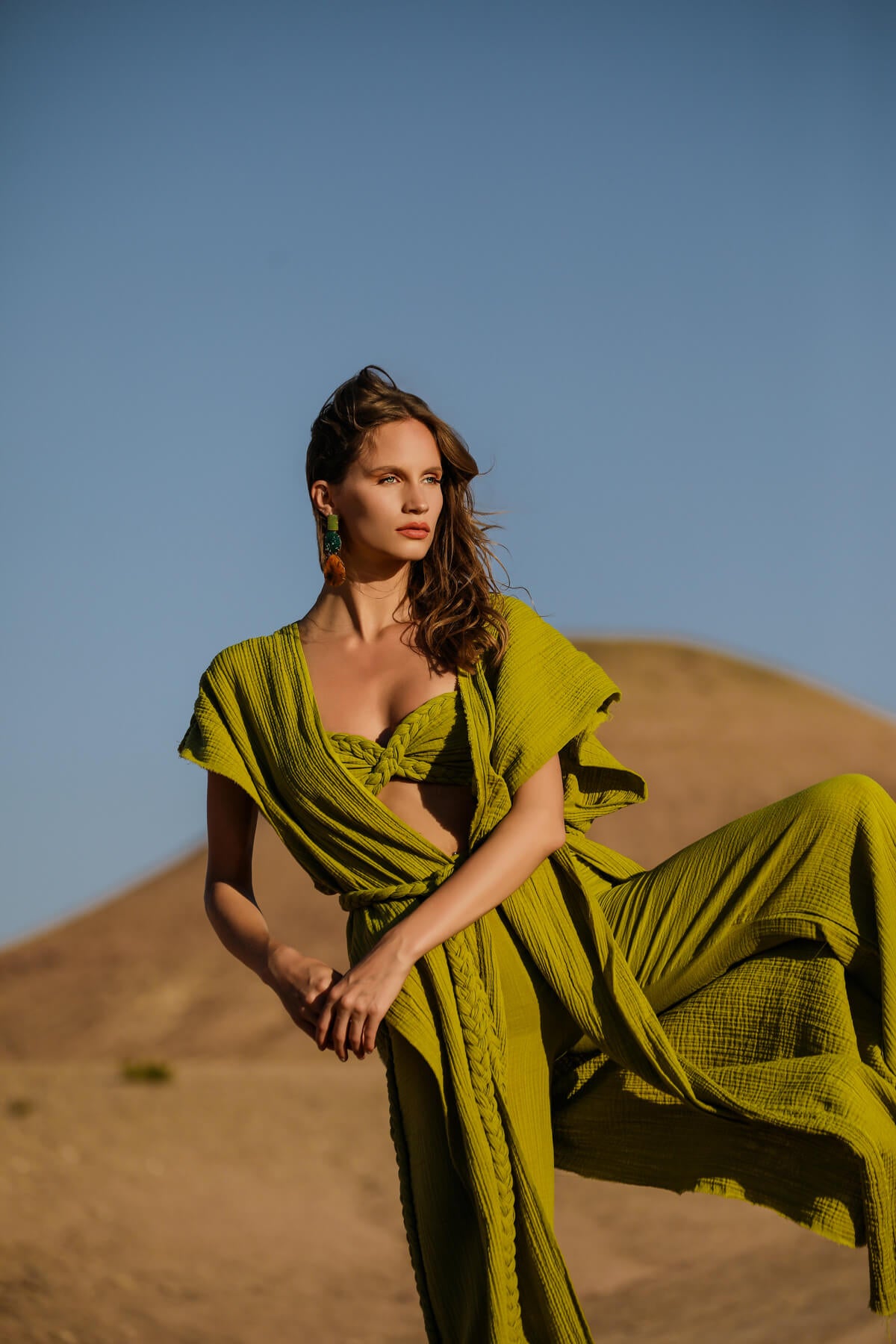Helen Yeşil Kimono