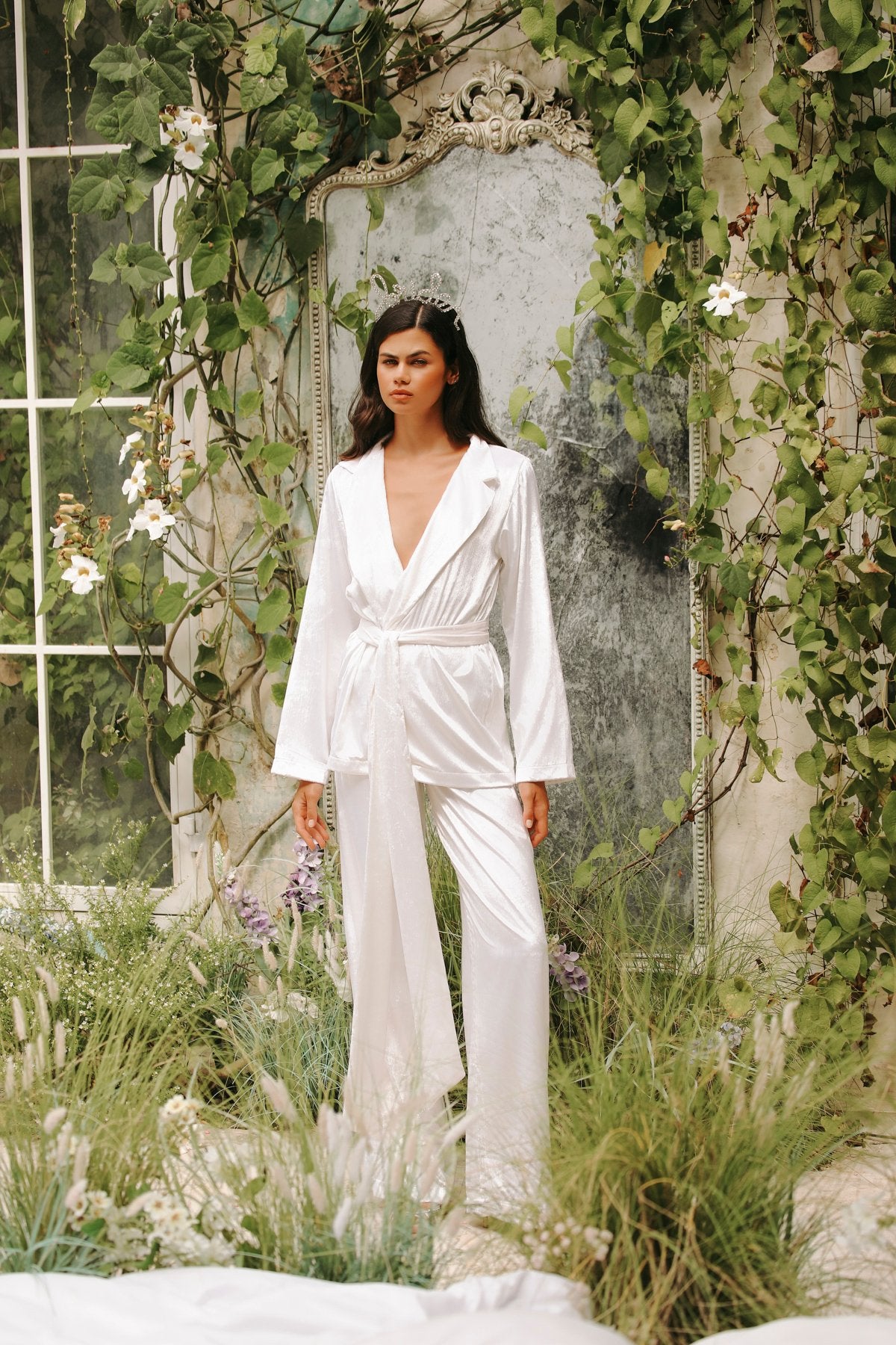 Velours Blanche Pantolon Takım