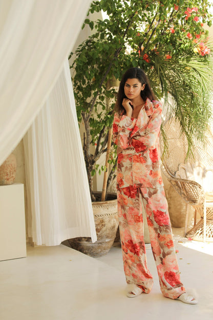 Nuit Florale Pantolon Takım