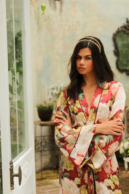 Jardin Secret Uzun Kimono Sabahlık