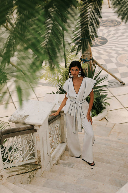 Aulia Blanc Pantolon