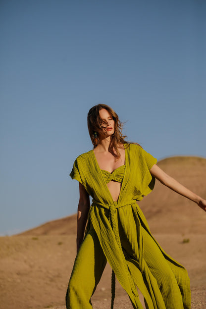 Helen Yeşil Kimono