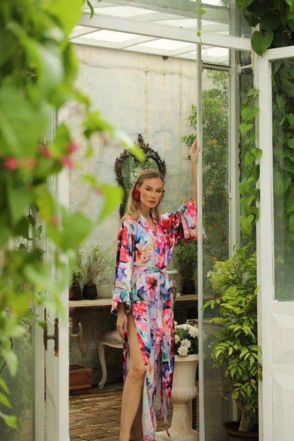 Rosalie Uzun Kimono Sabahlık