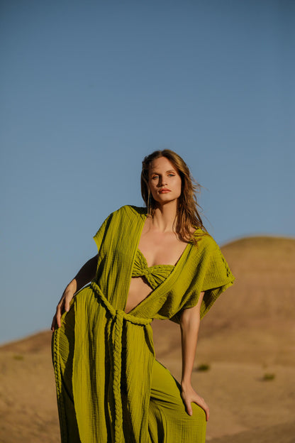 Helen Yeşil Kimono