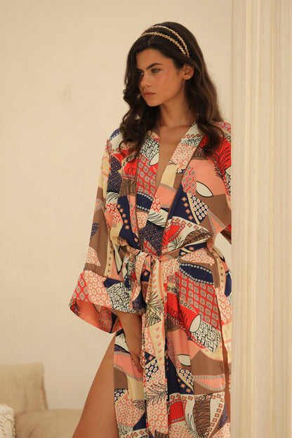 Minuit Uzun Kimono Sabahlık