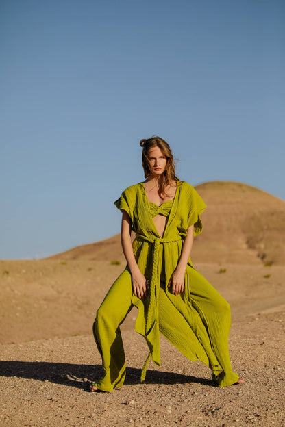 Helen Yeşil Kimono