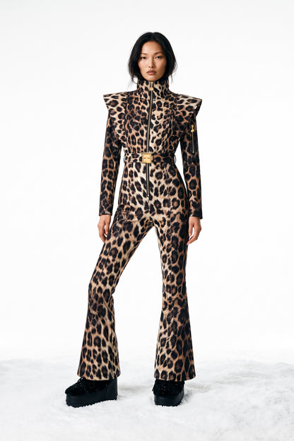 Leopardess Kayak Tulumu - Boot Cut