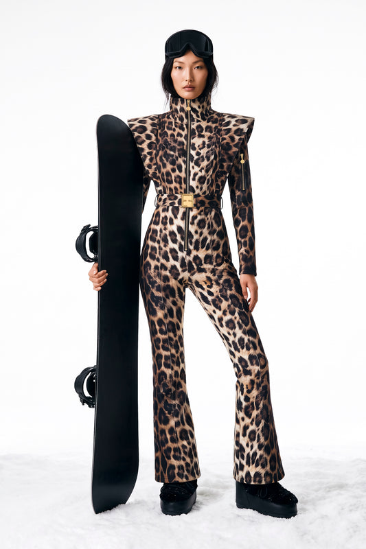 Leopardess Kayak Tulumu - Boot Cut