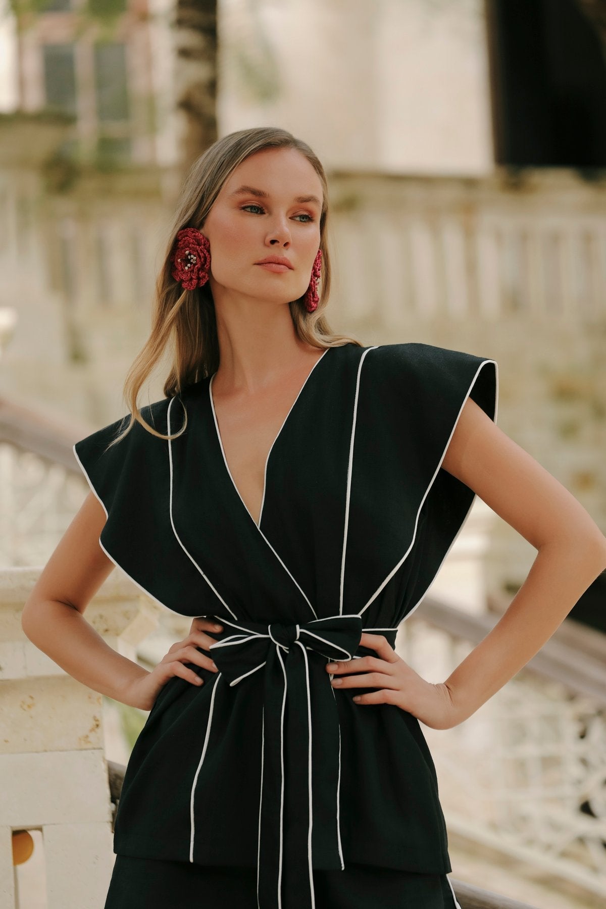 Aulia Noir Şort Takım