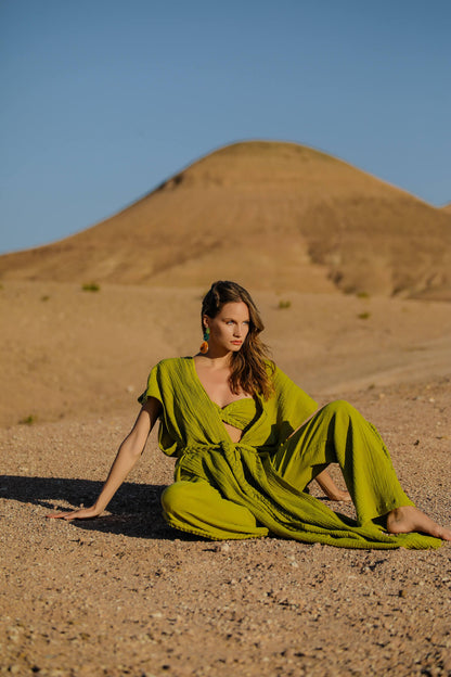 Helen Yeşil Kimono