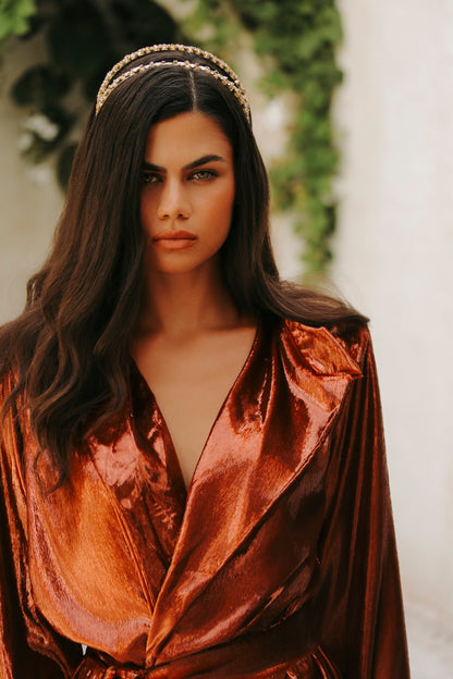 Velours Cuıvre Pantolon Takım