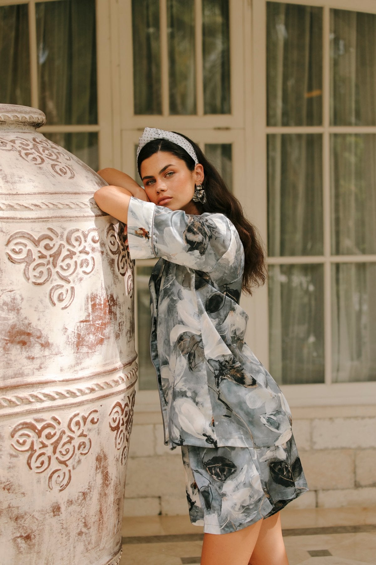 Rose Sombre Şort Takım