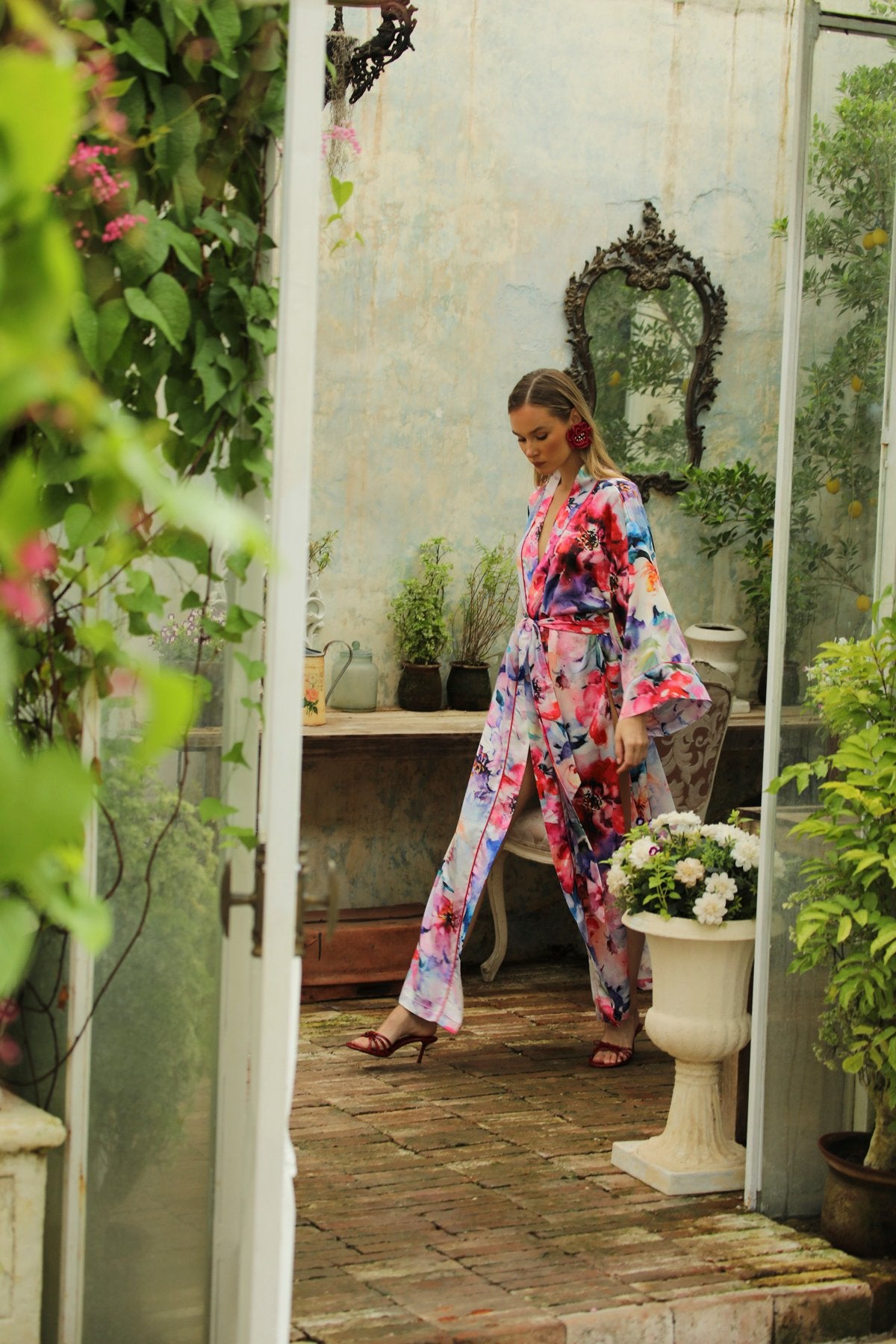 Rosalie Uzun Kimono Sabahlık