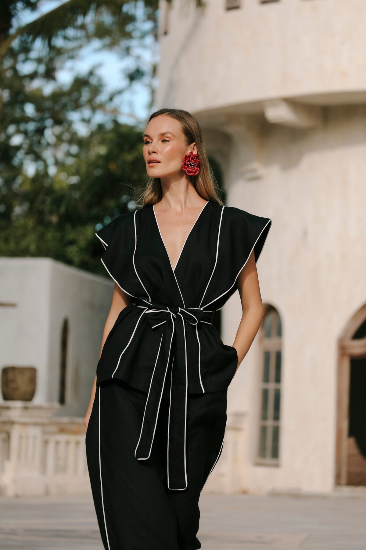 Aulia Noir Pantolon Takım