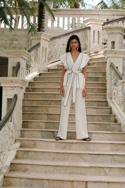 Aulia Blanc Pantolon Takım