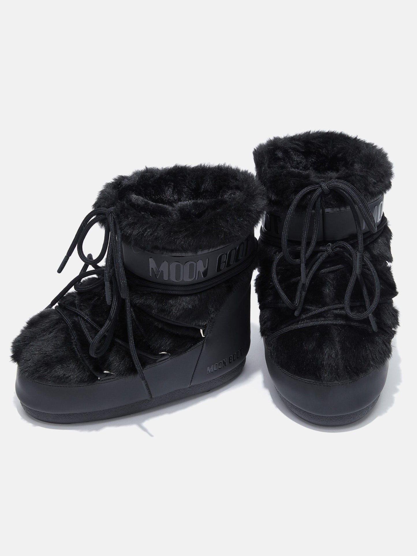 ICON LOW BLACK FAUX FUR