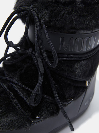 ICON LOW BLACK FAUX FUR