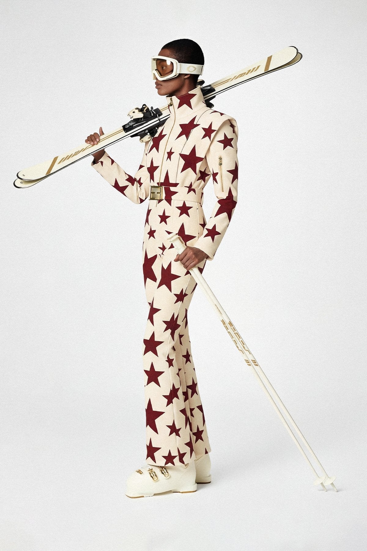 Les Deux Alpes Creme Kayak Tulum - Boot Cut