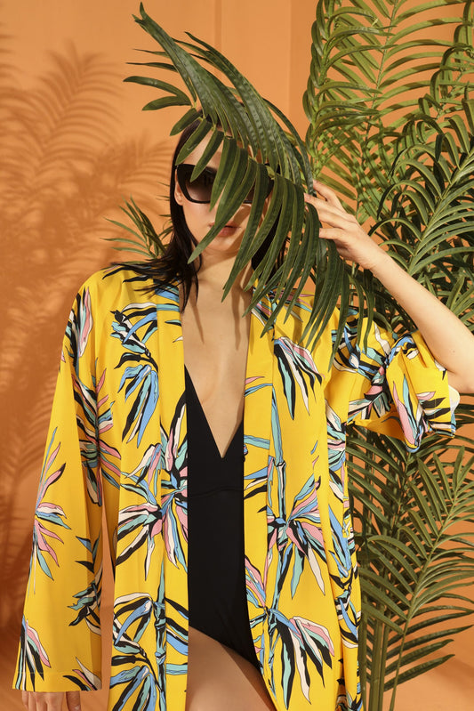Sun Beam Kısa Kimono