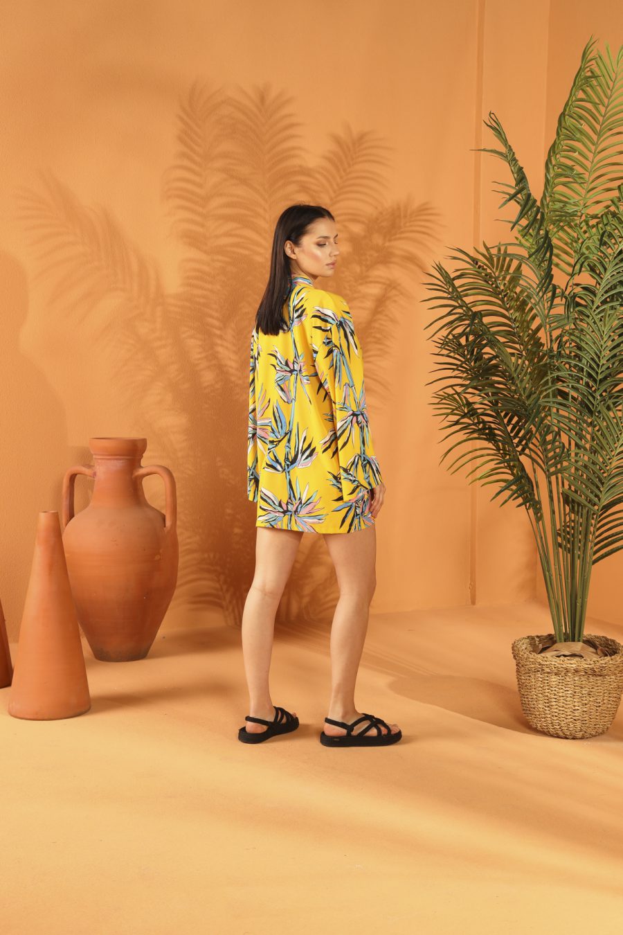 Sun Beam Kısa Kimono