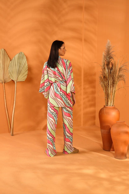 PINKY PROMISE KİMONO PANTOLON TAKIM