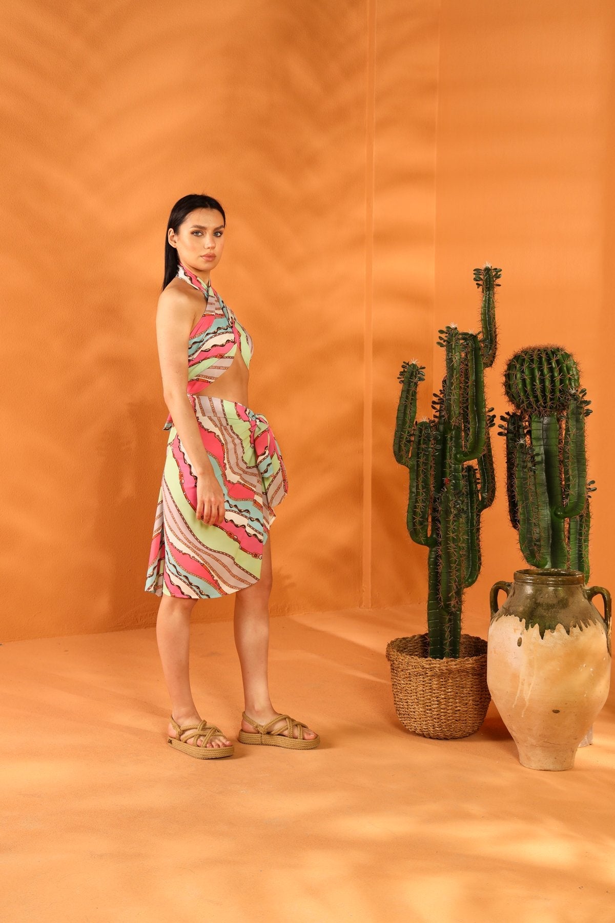 PINKY PROMISE ŞAL PAREO ETEK TAKIM