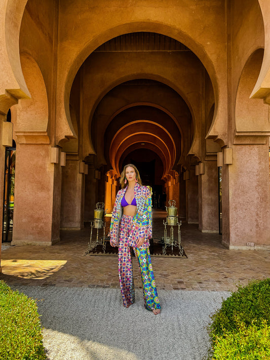 Ethnic Kısa Kimono