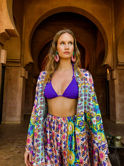 Ethnic Kısa Kimono