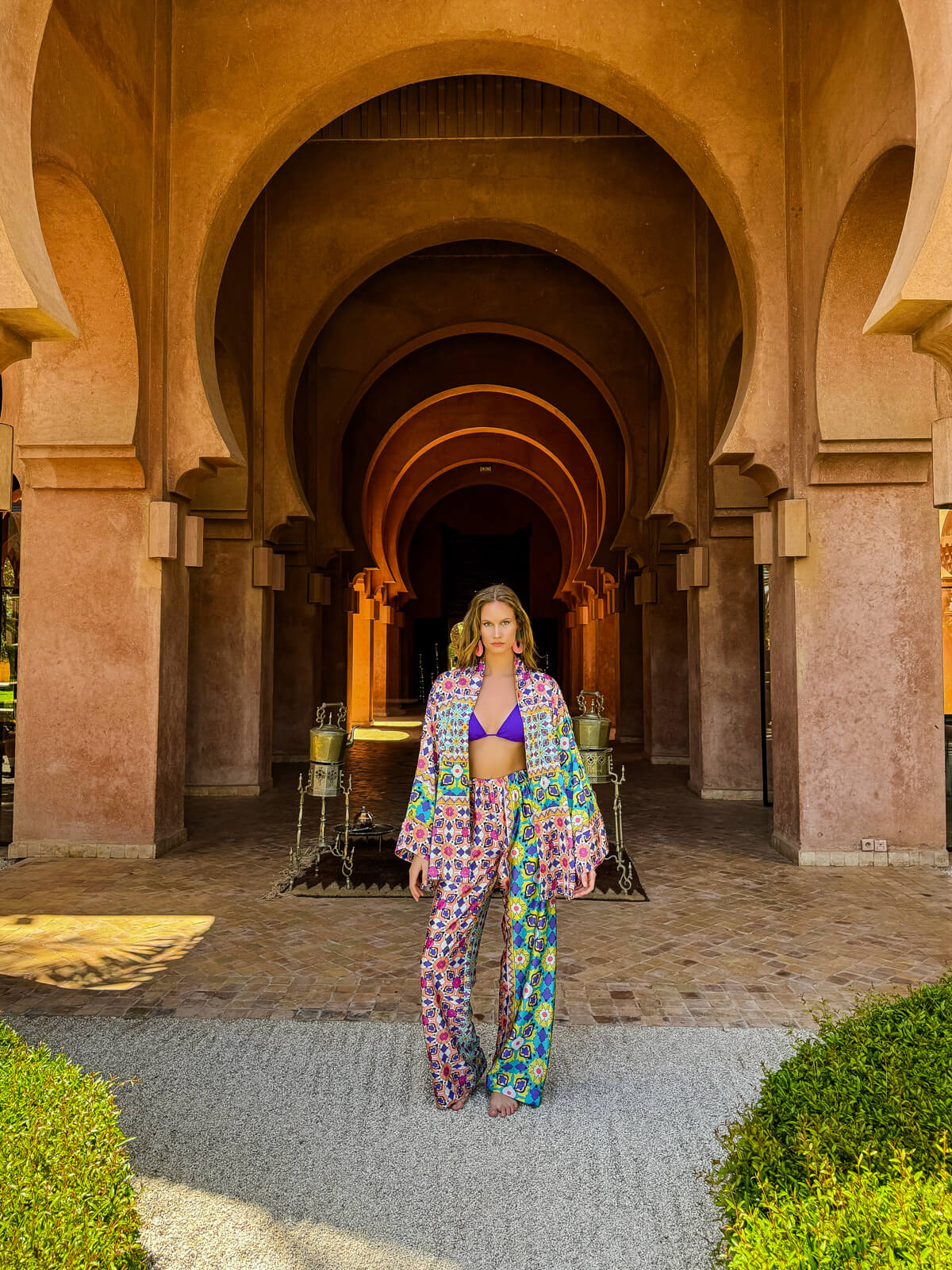 Ethnic Kısa Kimono