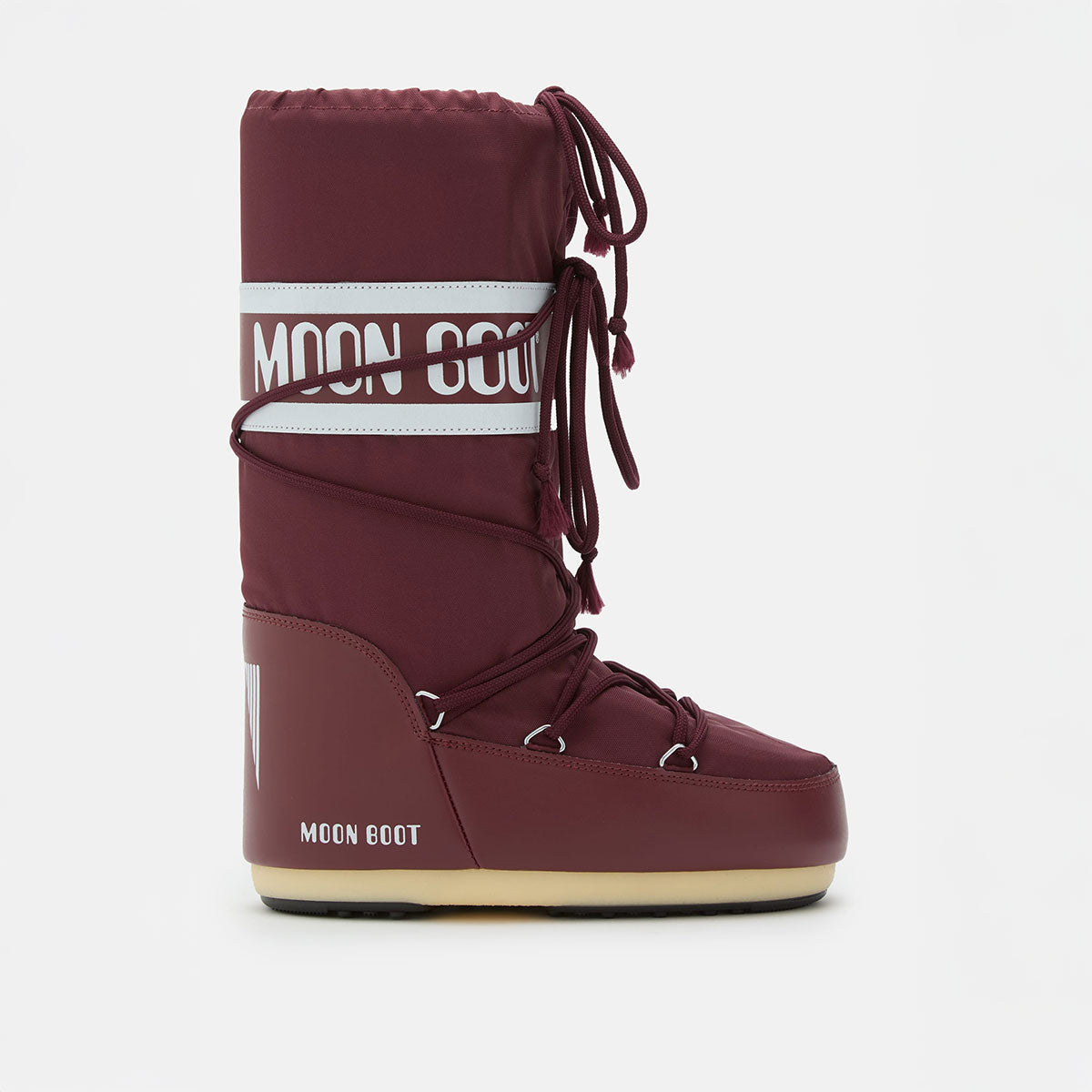 ICON BURGUNDY NYLON BOOTS