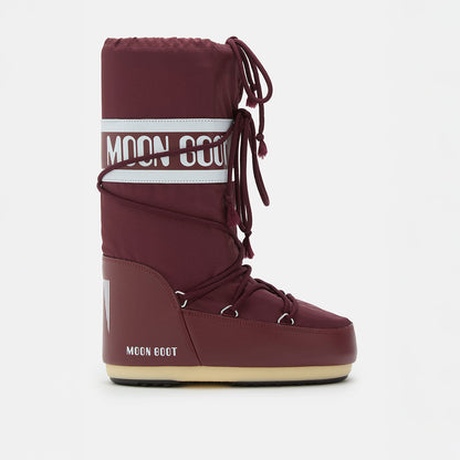 ICON BURGUNDY NYLON BOOTS