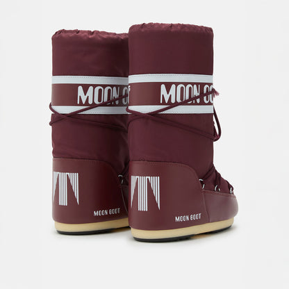 ICON BURGUNDY NYLON BOOTS