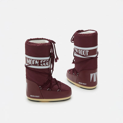 ICON BURGUNDY NYLON BOOTS