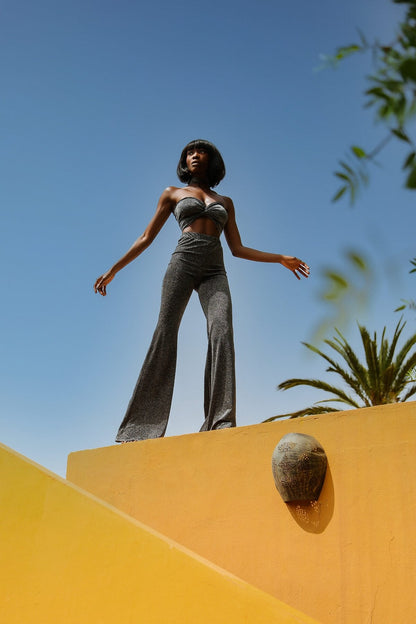 No Limit Gümüş Pantolon Takım